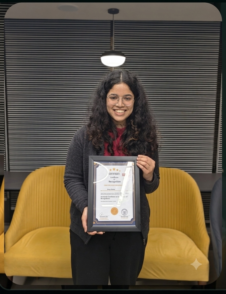 Celebso Student with Certificate Recognition